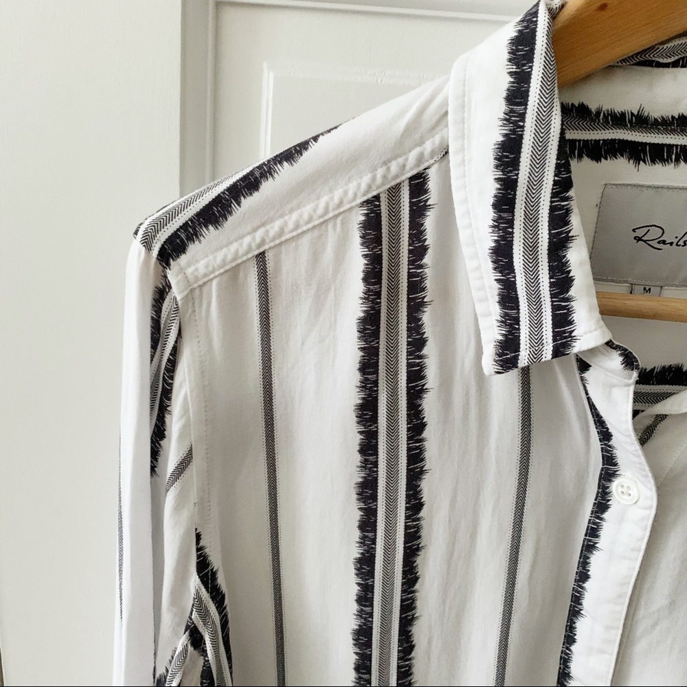 Rails Dana Feather Stripe Top - image 7